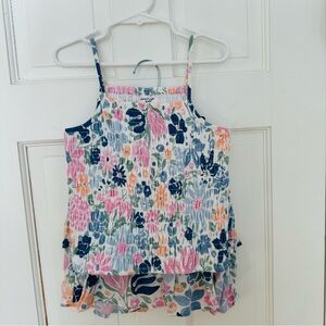 Abercrombie Kids Floral Smocked Tank & Ruffle Skirt - Pink, Blue, Green